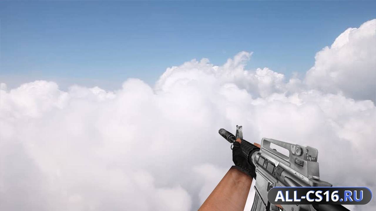 Модель оружия для CS 1.6 - M4A1 M4A1 Silverstone