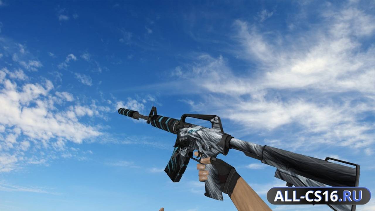 Модель оружия для CS 1.6 - M4A1 M4A1 Snowstorm