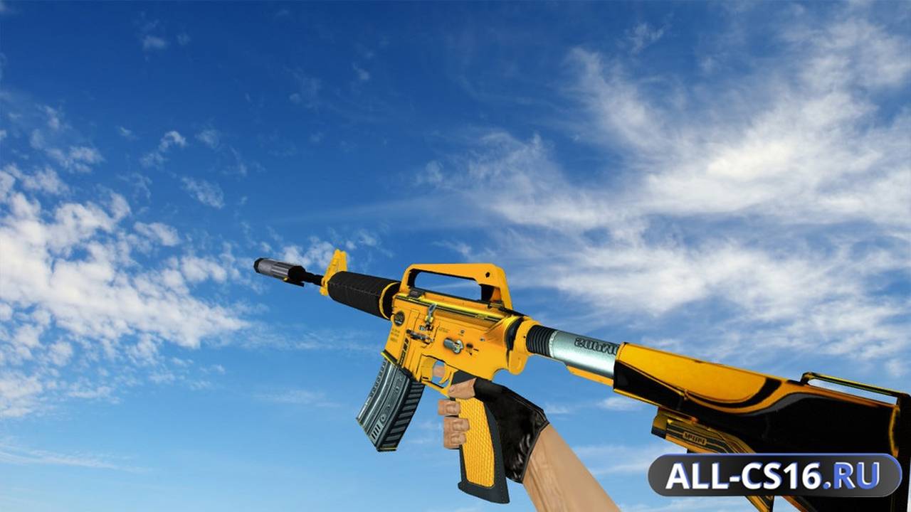 Модель оружия для CS 1.6 - M4A1 M4A1 Supercharged