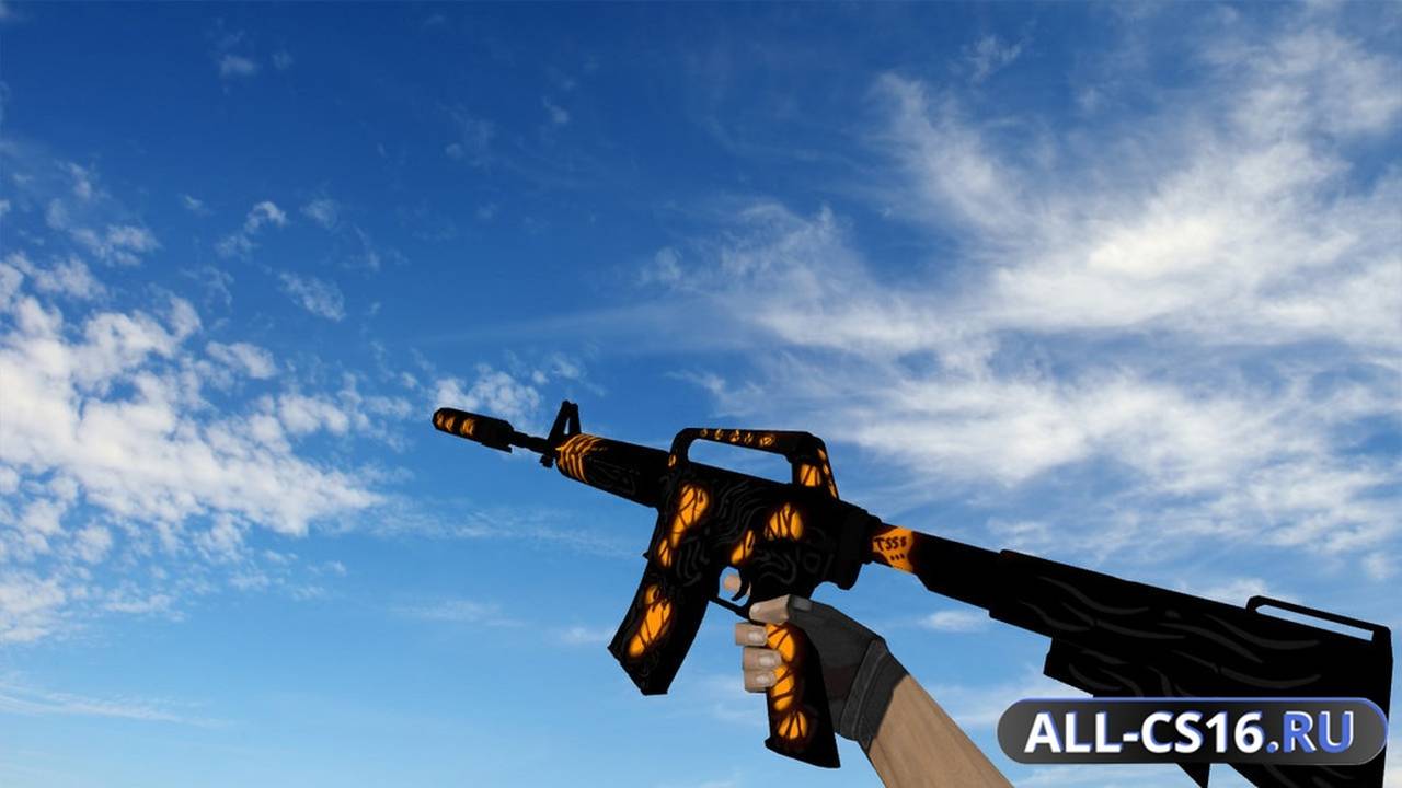 Модель оружия для CS 1.6 - M4A1 M4A1 The fear of Halloween