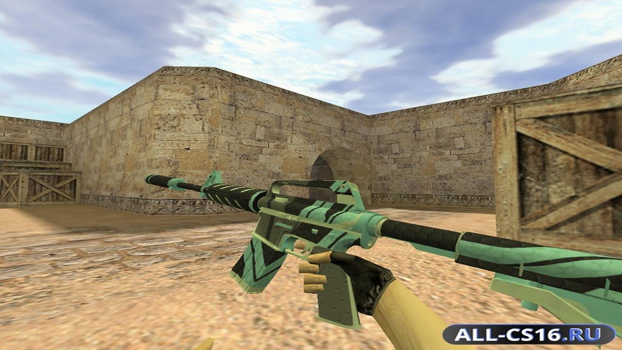 Модель оружия для CS 1.6 - M4A1 М4А1 Вулкан