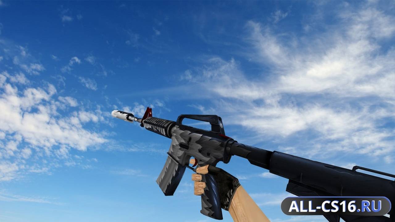 Модель оружия для CS 1.6 - M4A1 M4A1 White Fang