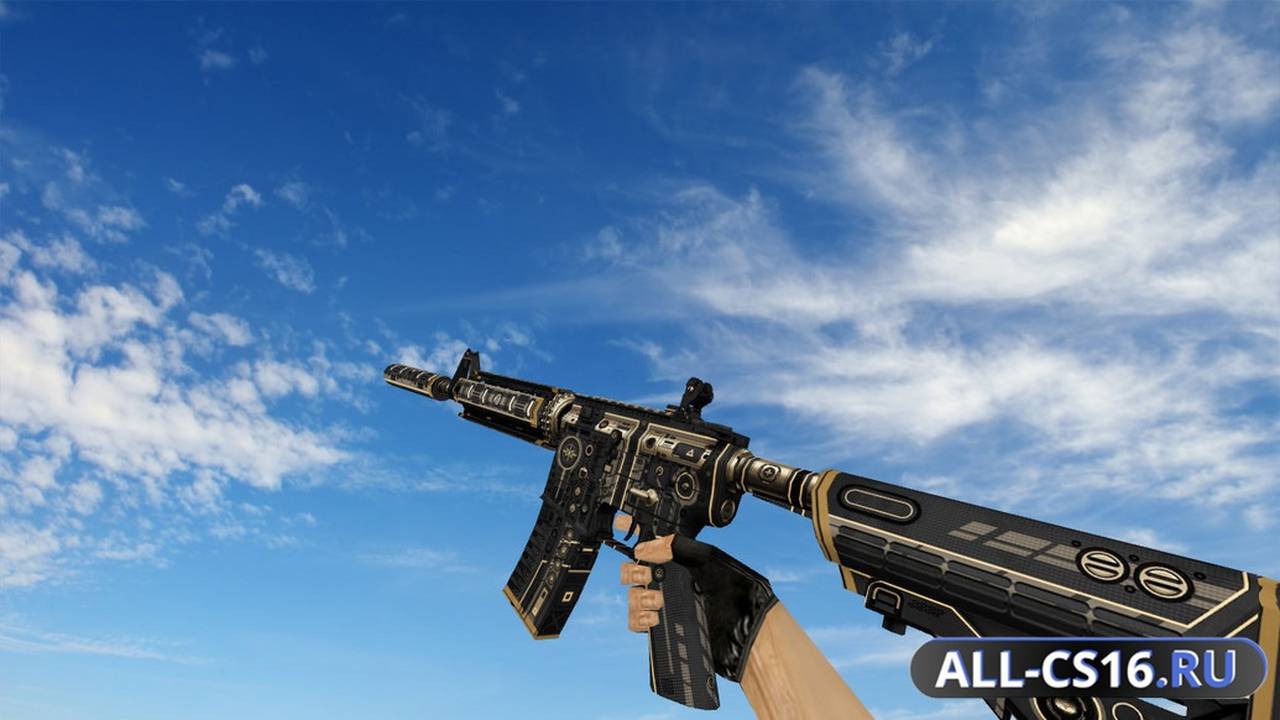 Модель оружия для CS 1.6 - M4A1 M4A4 Anti v2