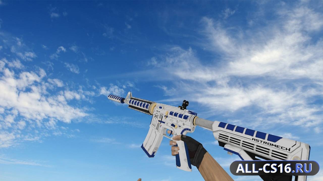 Модель оружия для CS 1.6 - M4A1 M4A4 Astromech
