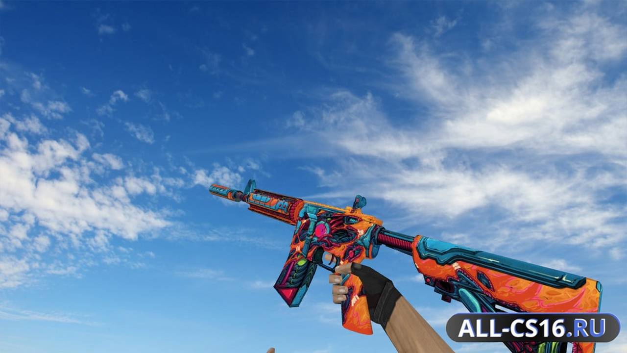 Модель оружия для CS 1.6 - M4A1 M4A4 Biowar