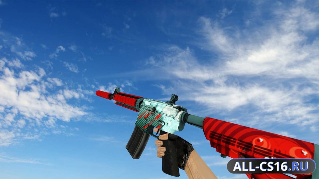 Модель оружия для CS 1.6 - M4A1 M4A4 | Дождь из пуль