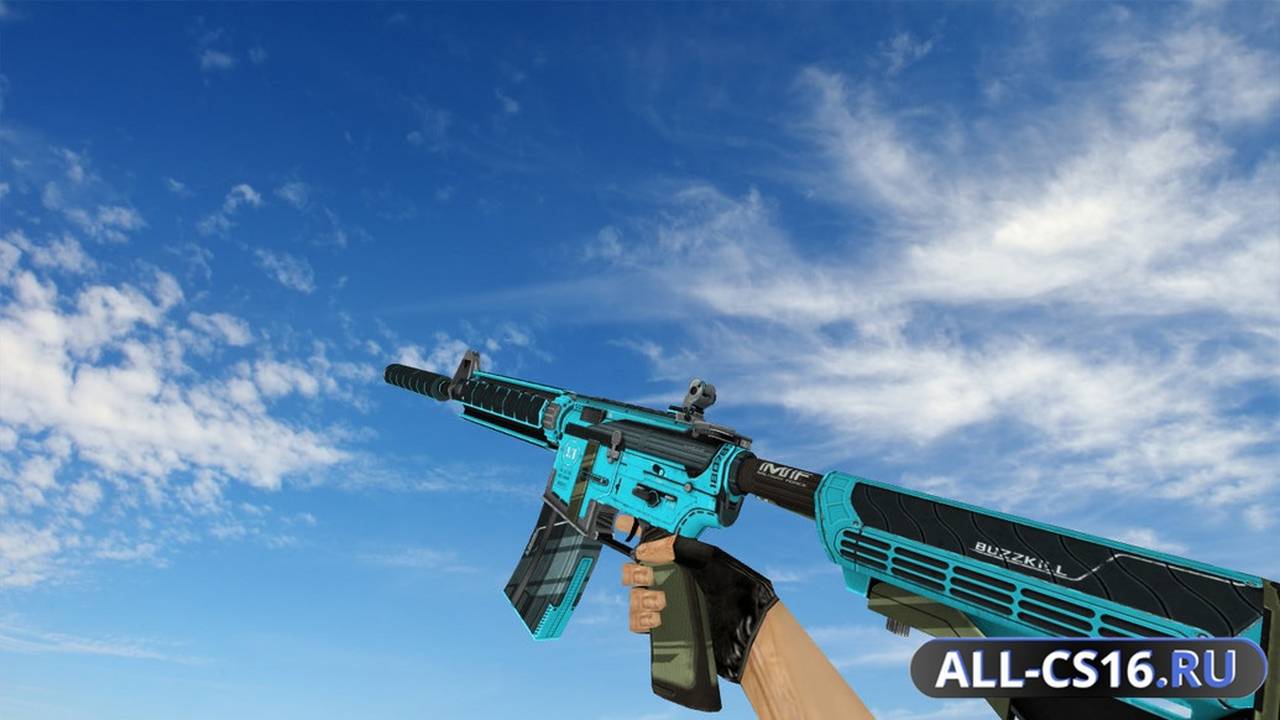 Модель оружия для CS 1.6 - M4A1 M4A4 «Облом