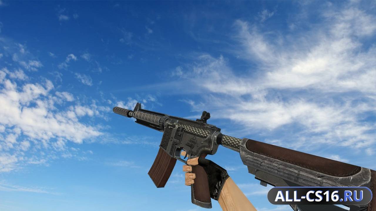Модель оружия для CS 1.6 - M4A1 M4A4 Celtic Serpent
