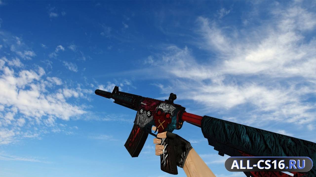 Модель оружия для CS 1.6 - M4A1 M4A4 Cutter