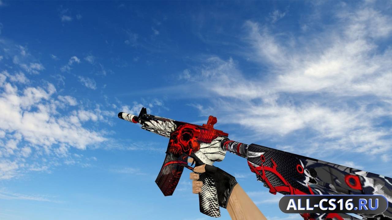 Модель оружия для CS 1.6 - M4A1 M4A4 De Jackal