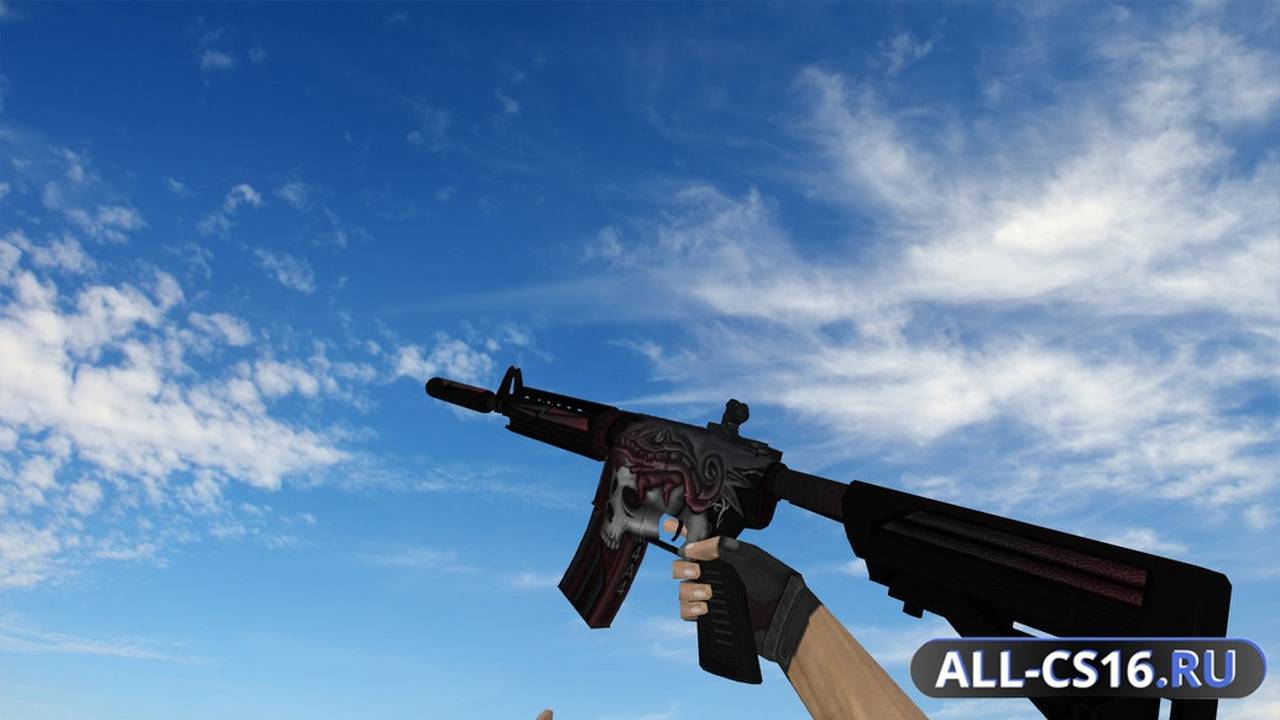 Модель оружия для CS 1.6 - M4A1 M4A4 Death Walker