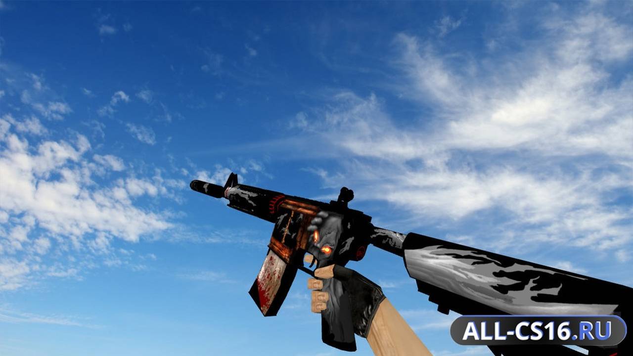 Модель оружия для CS 1.6 - M4A1 M4A4 Executioner