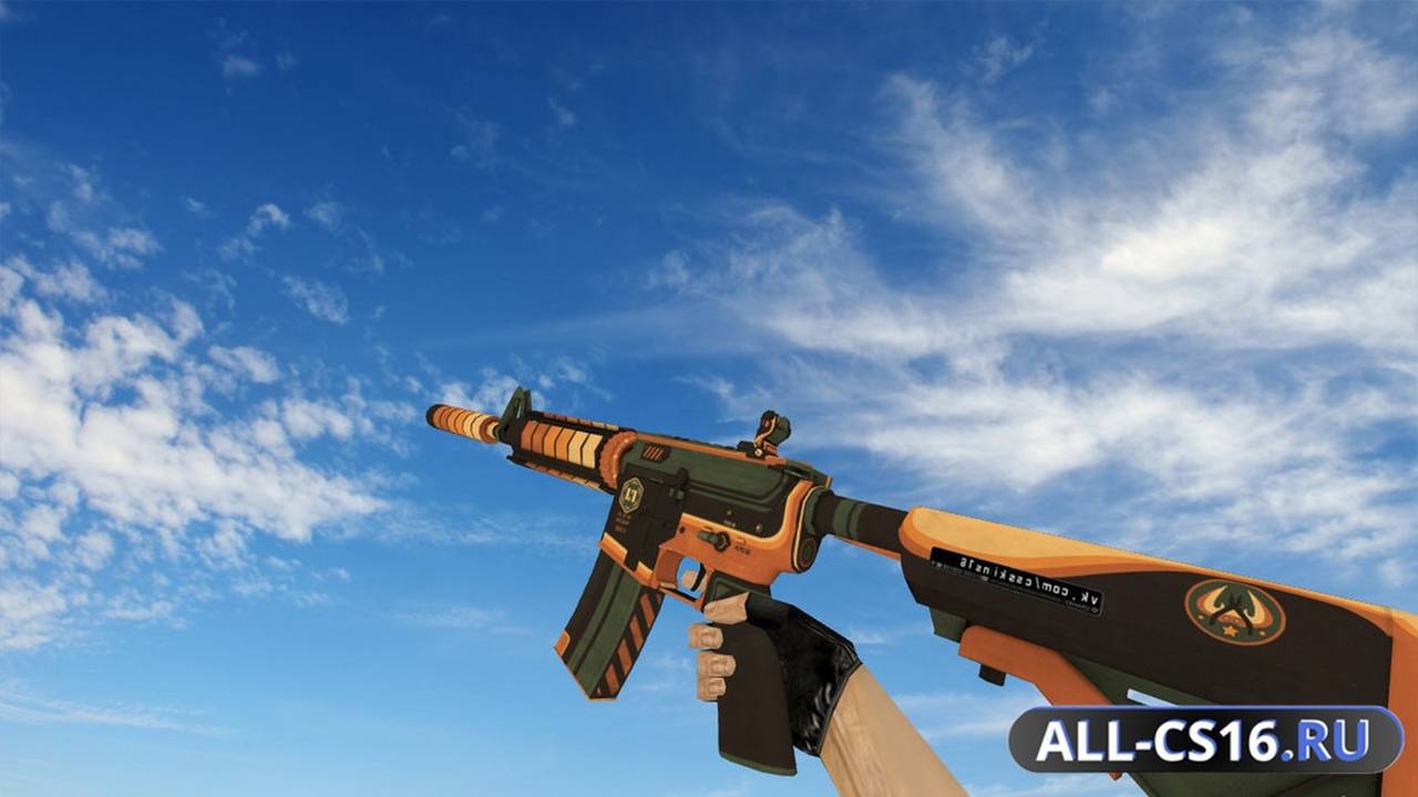 Модель оружия для CS 1.6 - M4A1 M4A4 Galactic Offensive