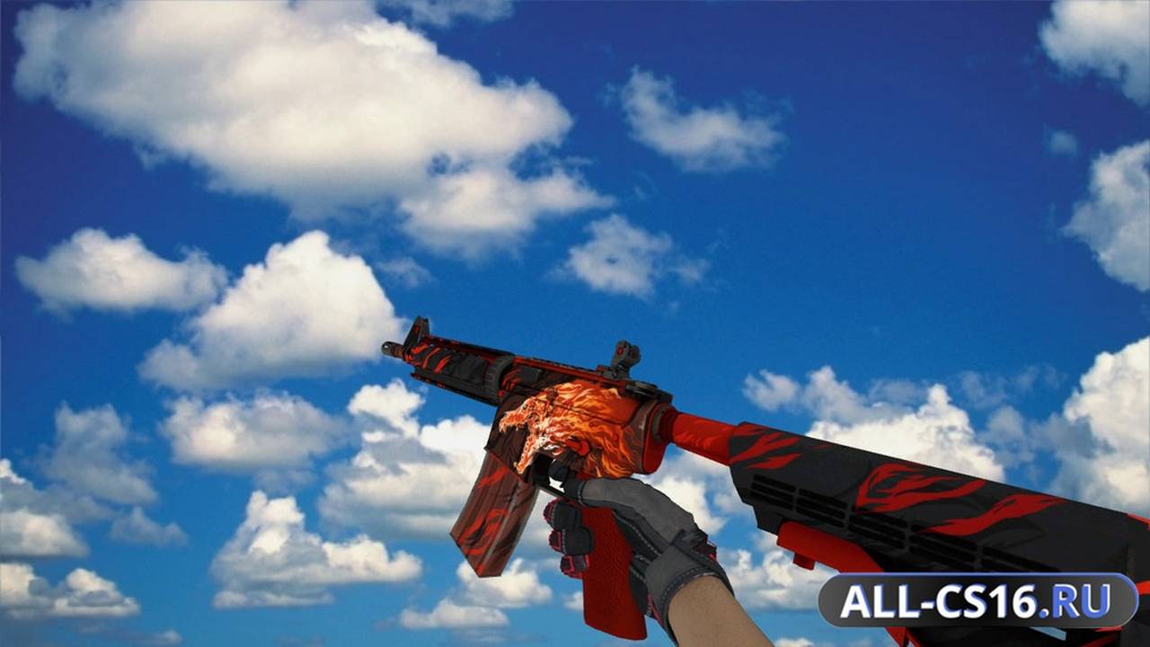 Модель оружия для CS 1.6 - M4A1 M4A4 «Вой