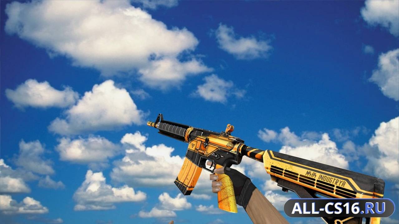 Модель оружия для CS 1.6 - M4A1 M4A4 Industrya