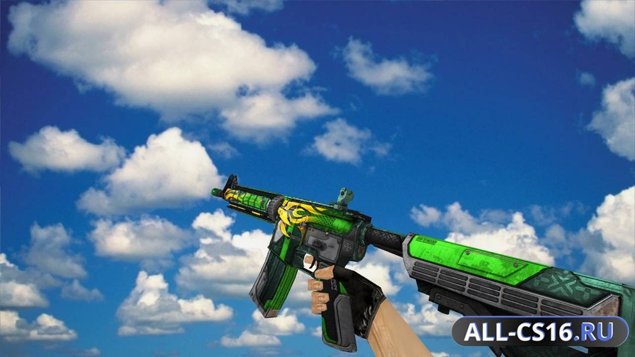 Модель оружия для CS 1.6 - M4A1 M4A4 Jalapeno