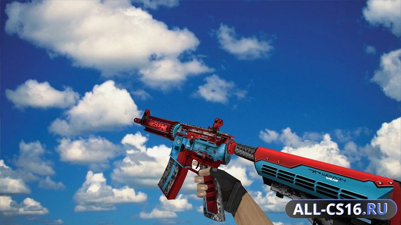 Модель оружия для CS 1.6 - M4A1 M4A4 Mechanical Trick