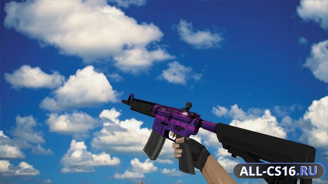Модель оружия для CS 1.6 - M4A1 M4A4 | Лунная ночь