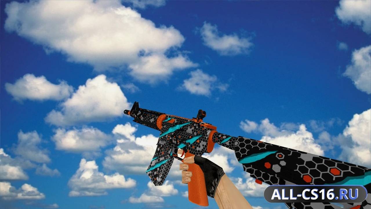 Модель оружия для CS 1.6 - M4A1 M4A4 Next Technology