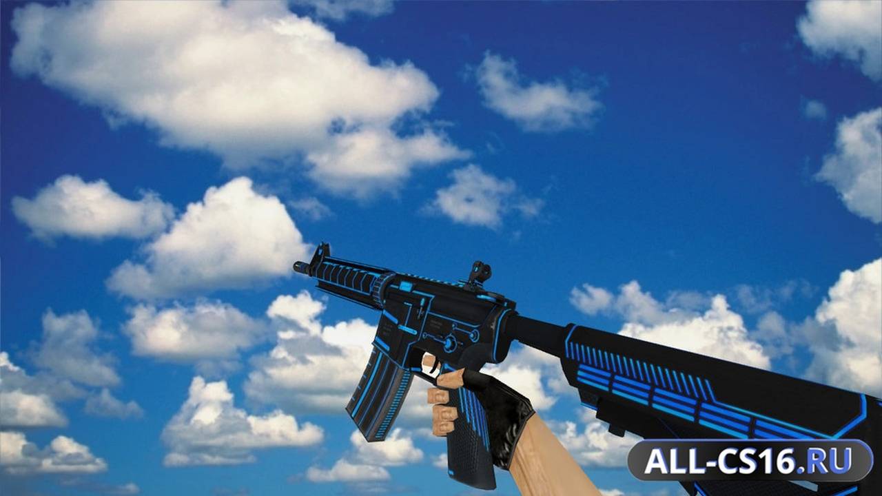 Модель оружия для CS 1.6 - M4A1 M4A4 Plasmax