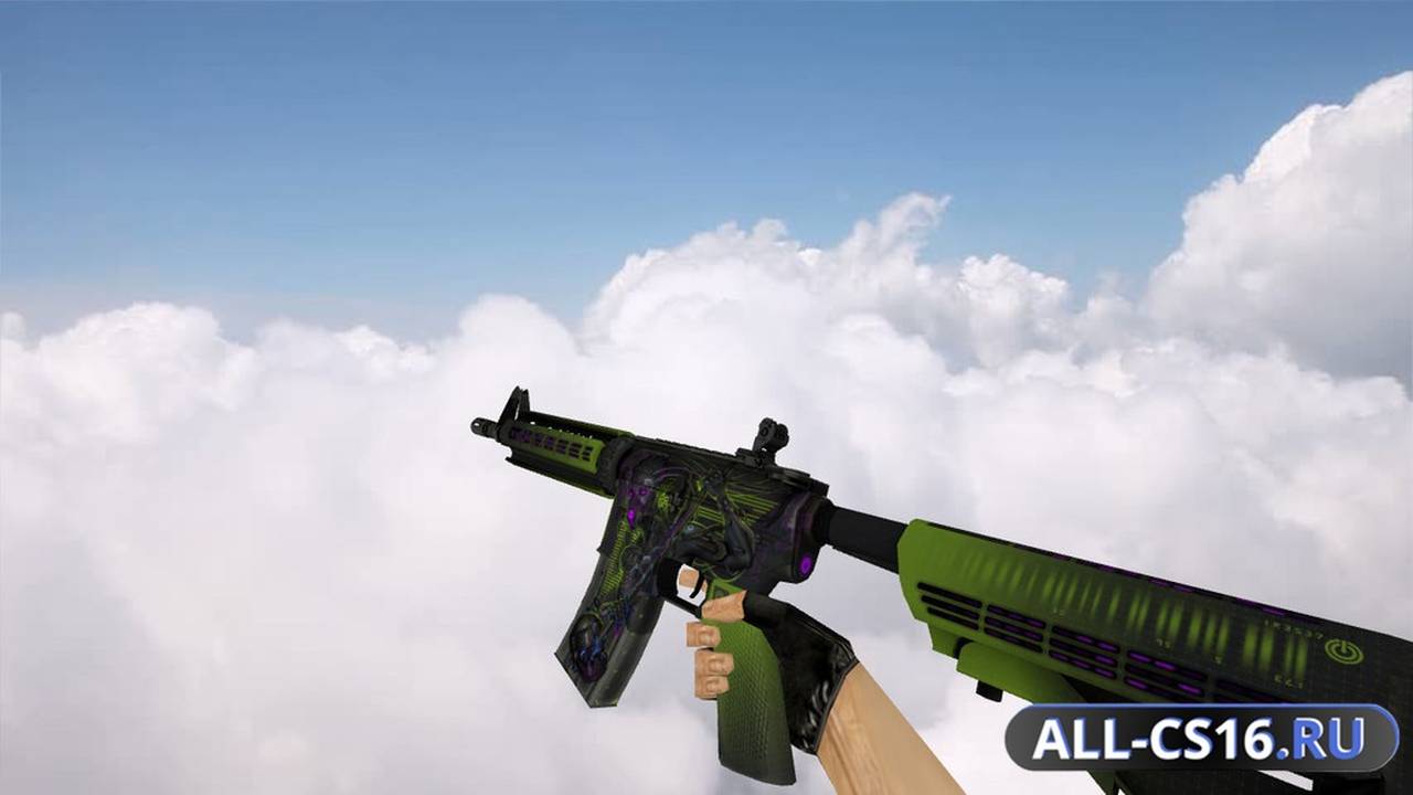 Модель оружия для CS 1.6 - M4A1 M4A4 Reset