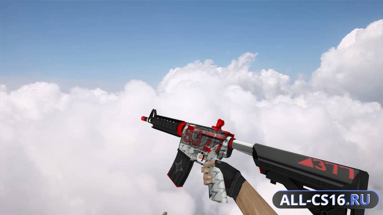 Модель оружия для CS 1.6 - M4A1 M4A4 Skar
