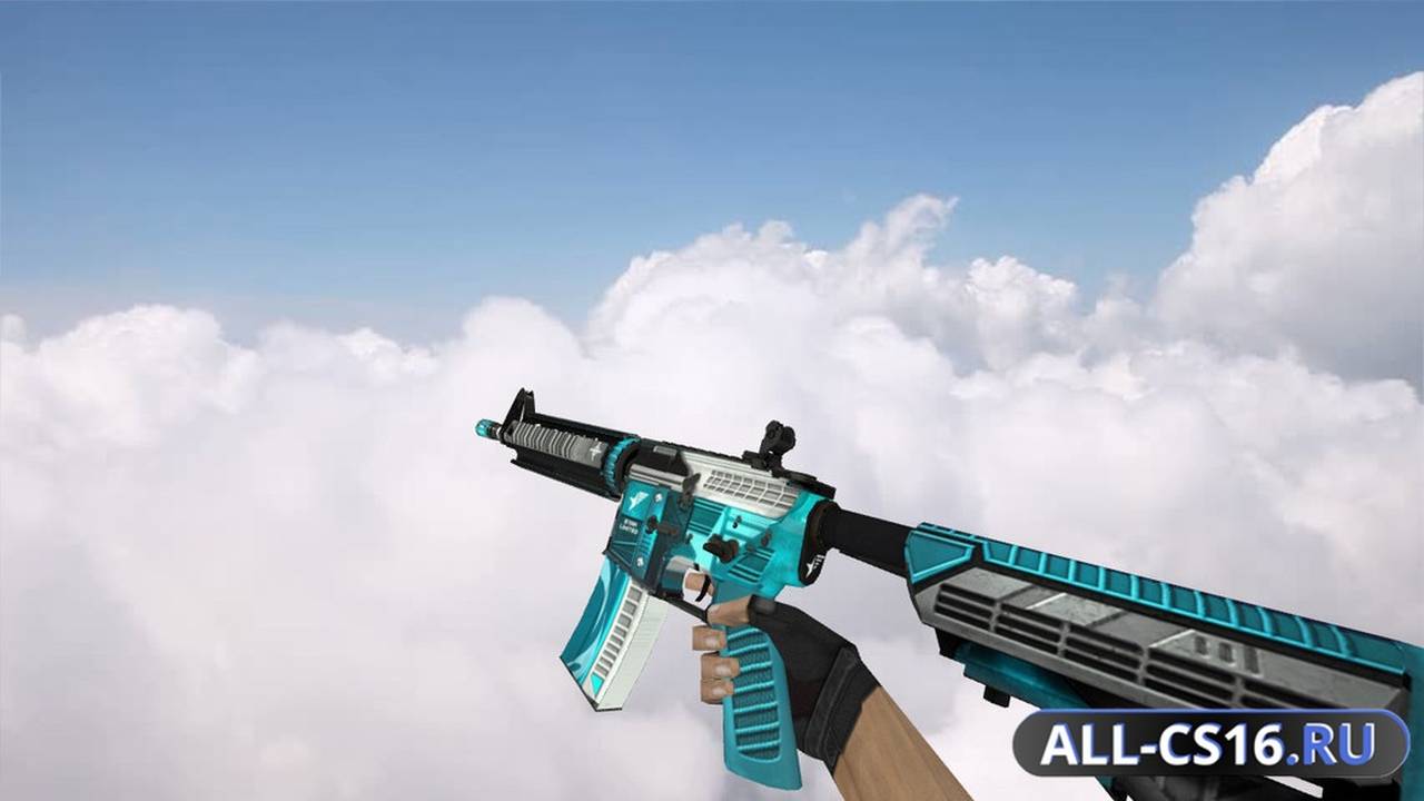 Модель оружия для CS 1.6 - M4A1 M4A4 Star Limited