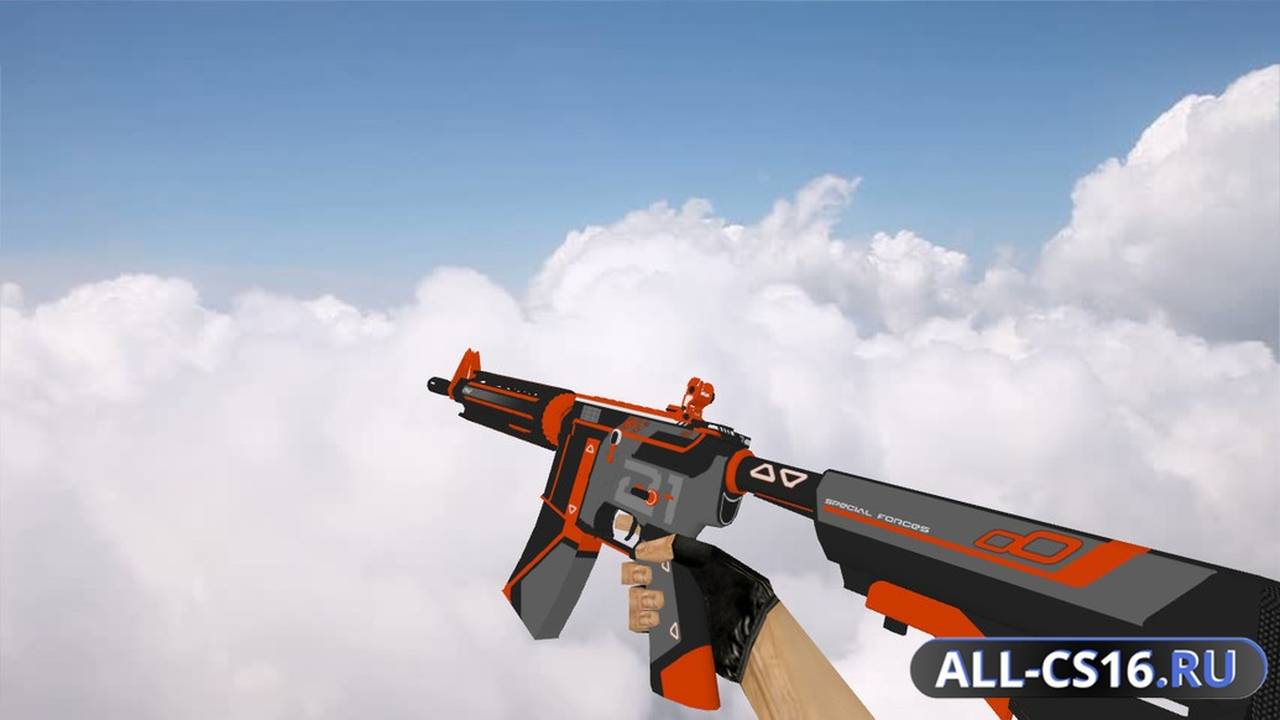 Модель оружия для CS 1.6 - M4A1 M4A4 Storm