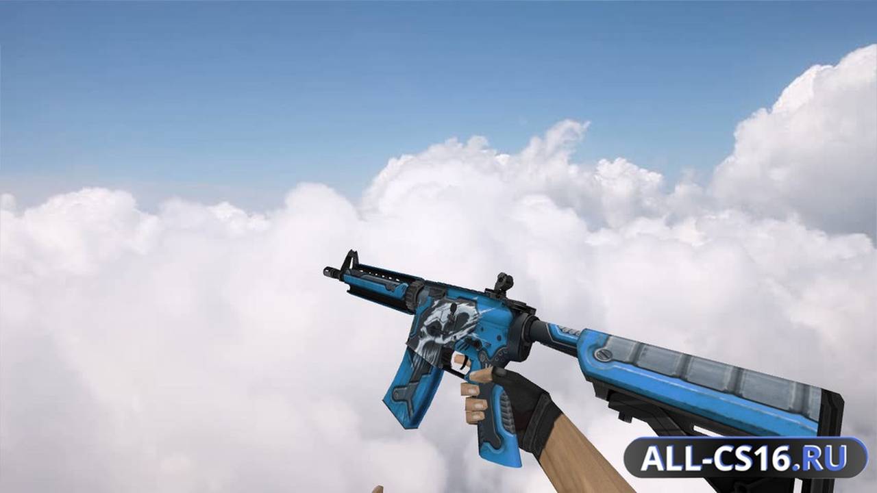 Модель оружия для CS 1.6 - M4A1 M4A4 War Blue