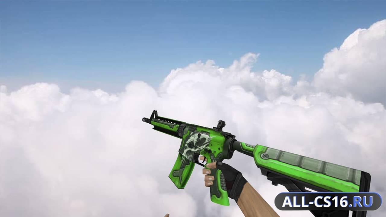 Модель оружия для CS 1.6 - M4A1 M4A4 War Green