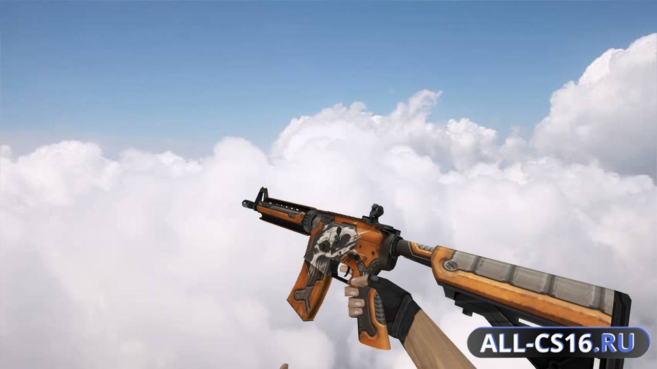 Модель оружия для CS 1.6 - M4A1 M4A4 War Orange