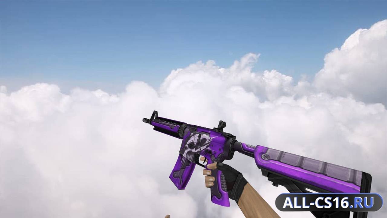 Модель оружия для CS 1.6 - M4A1 M4A4 War Purple