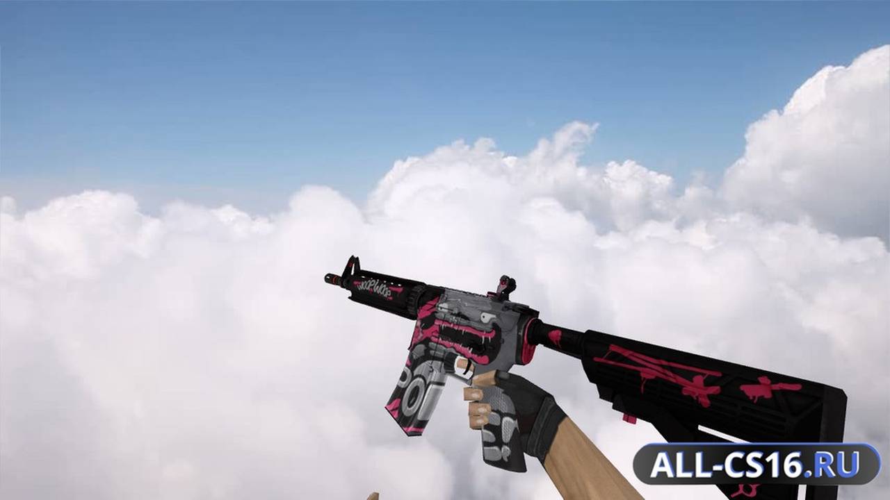 Модель оружия для CS 1.6 - M4A1 M4A4 Woop Woop