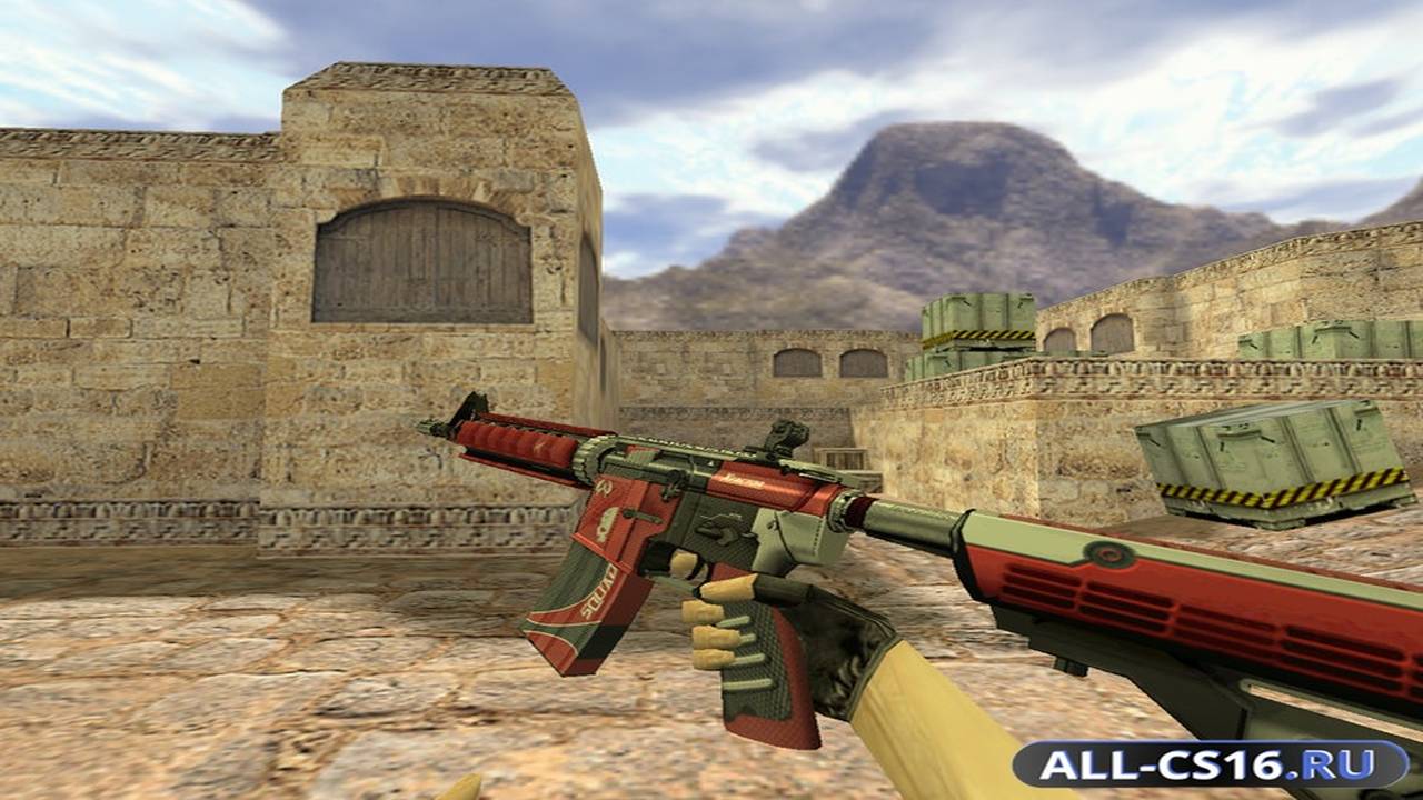 Модель оружия для CS 1.6 - M4A1 M4A4 X-Factor