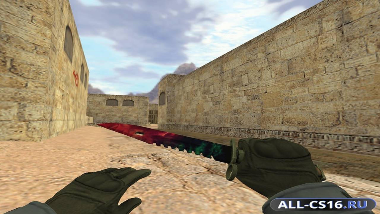 Модель оружия для CS 1.6 - Штык-нож М9 Подземное эхо
