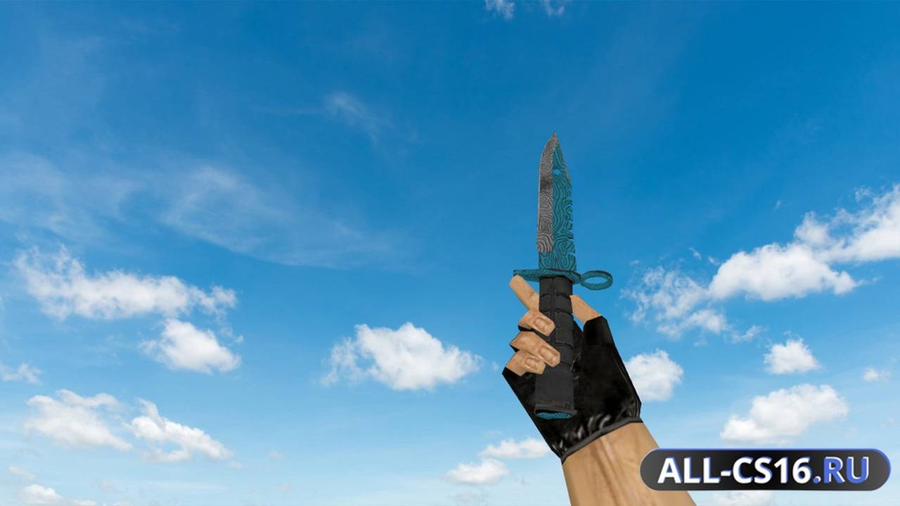 Модель оружия для CS 1.6 - M9 Bayonet Bark Beetle