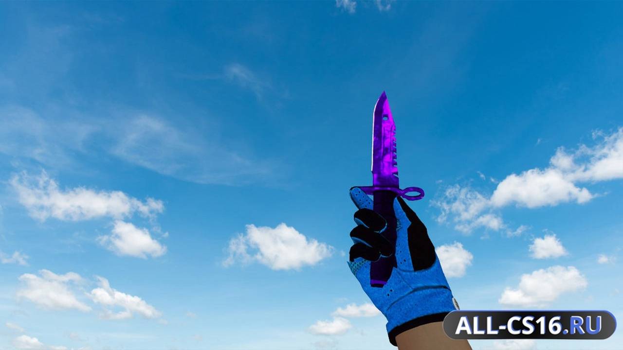 Модель оружия для CS 1.6 - M9 Bayonet Doppler Sapphire