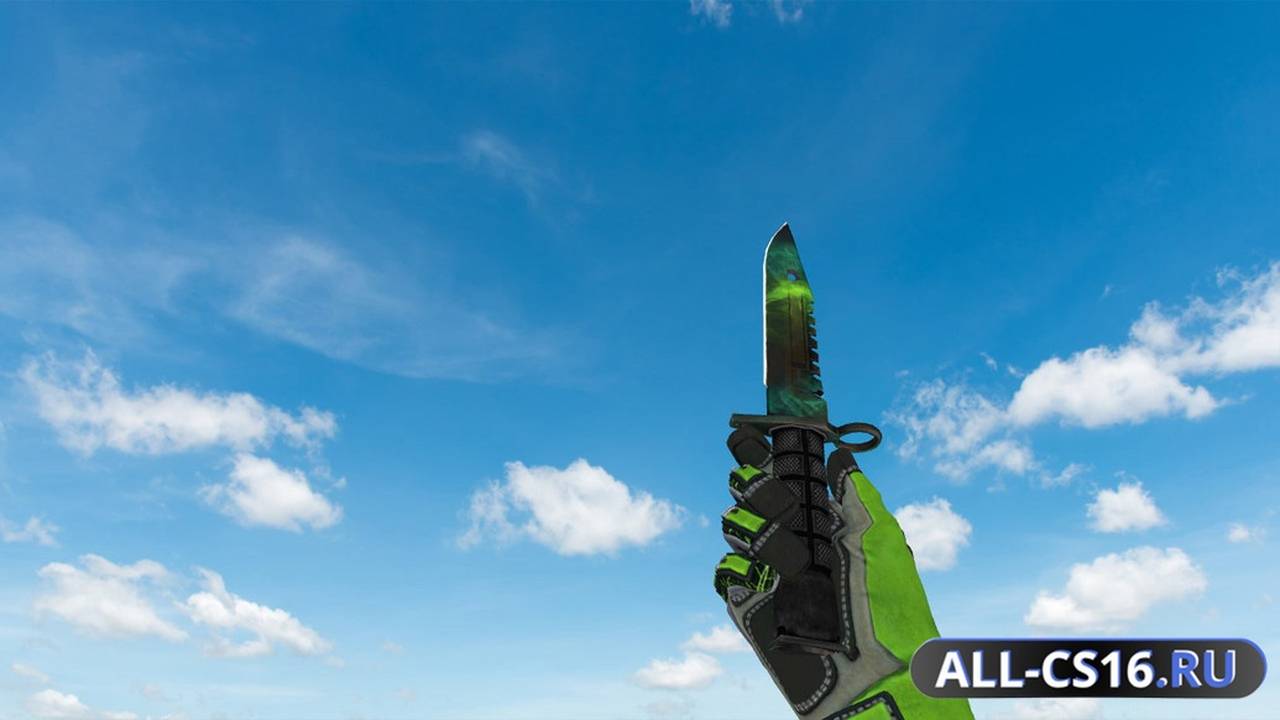 Модель оружия для CS 1.6 - M9 Bayonet Gamma Doppler Phase 4