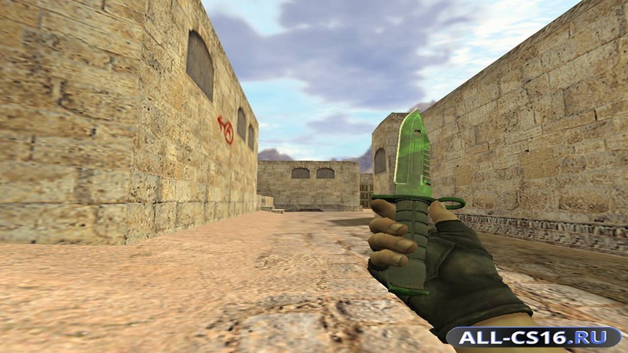 Модель оружия для CS 1.6 - Штык-нож М9 Гамма-волны