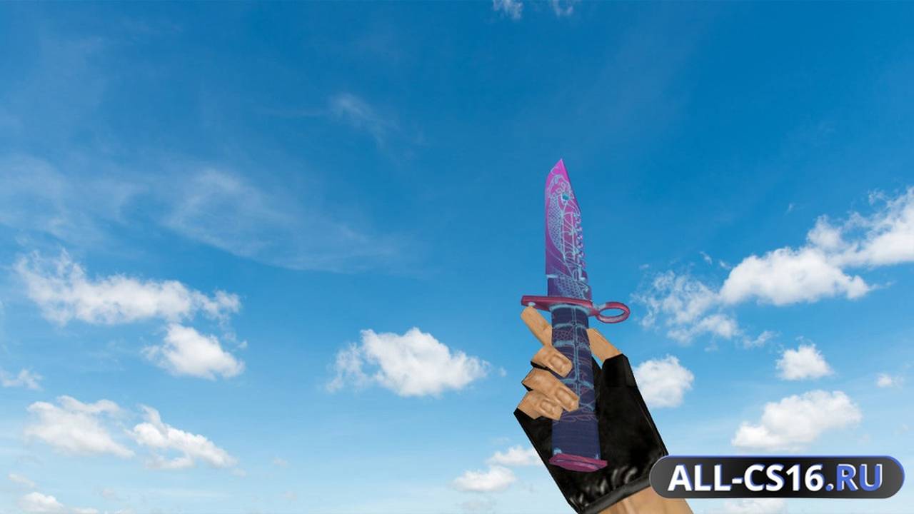 Модель оружия для CS 1.6 - M9 Bayonet Kumicho Dragonfish