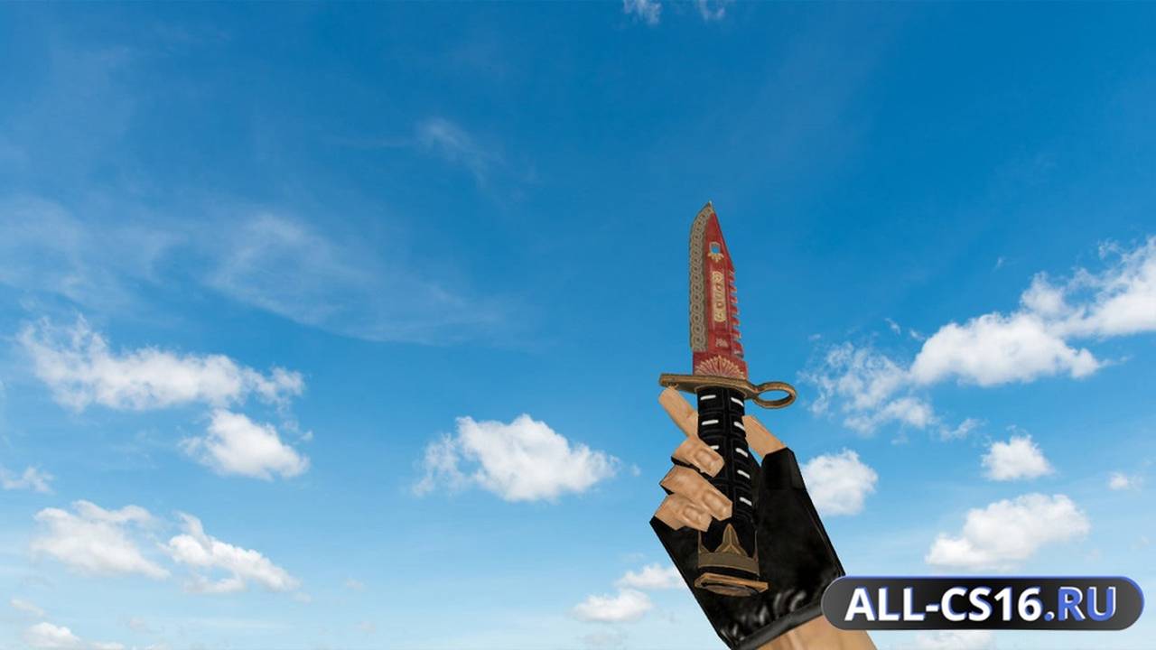Модель оружия для CS 1.6 - M9 Bayonet Kyoto
