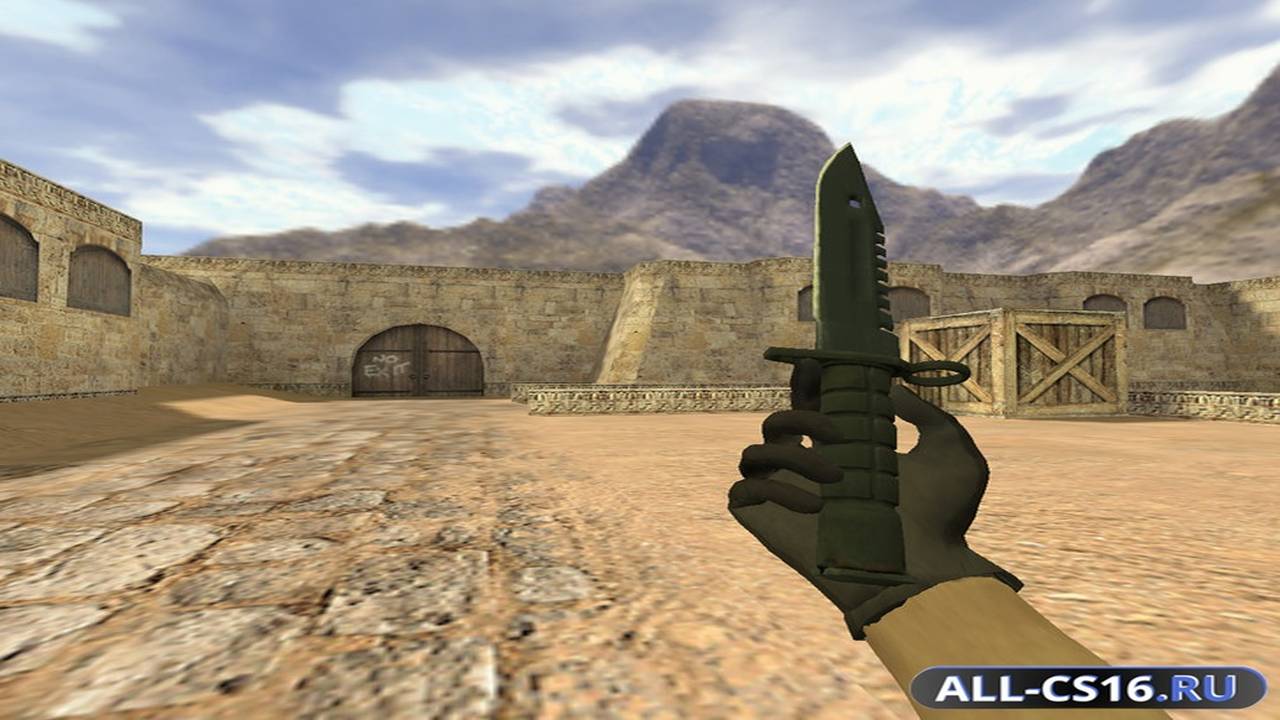Модель оружия для CS 1.6 - Штык-нож М9 Ночь
