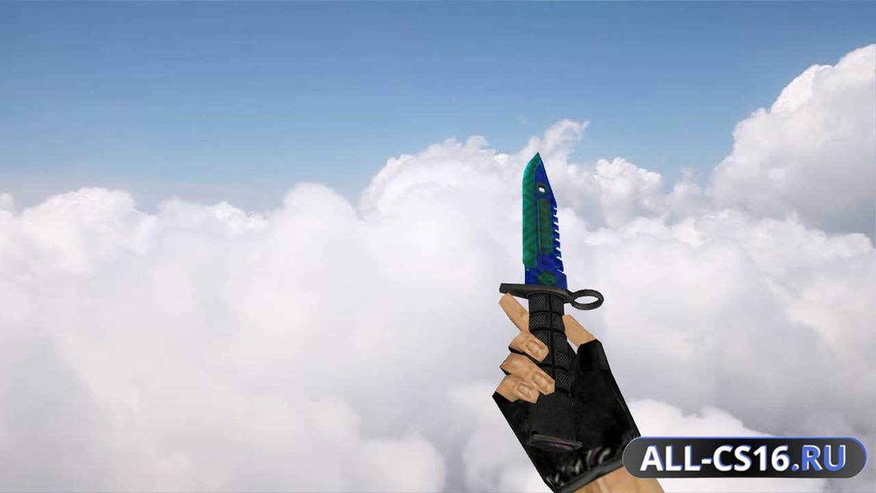 Модель оружия для CS 1.6 - M9 Bayonet Reptilleupted