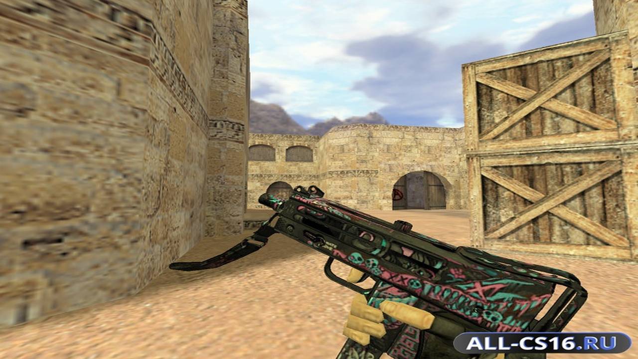 Модель оружия для CS 1.6 - MAC-10 MAC-10 Псих