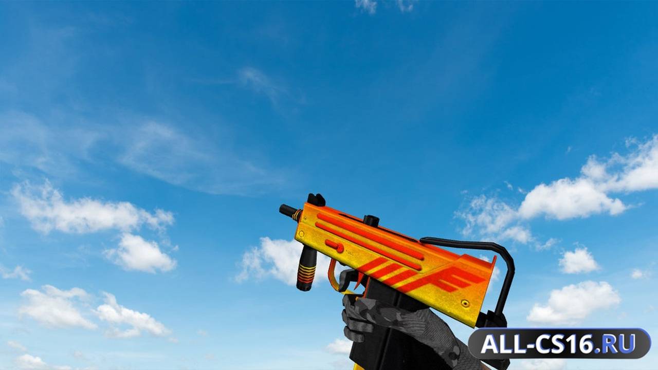 Модель оружия для CS 1.6 - MAC-10 MAC-11 Sunset Wings