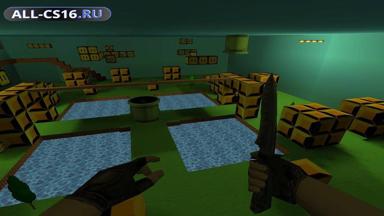 Карта «mario_aim» для CS 1.6 для CS 1.6