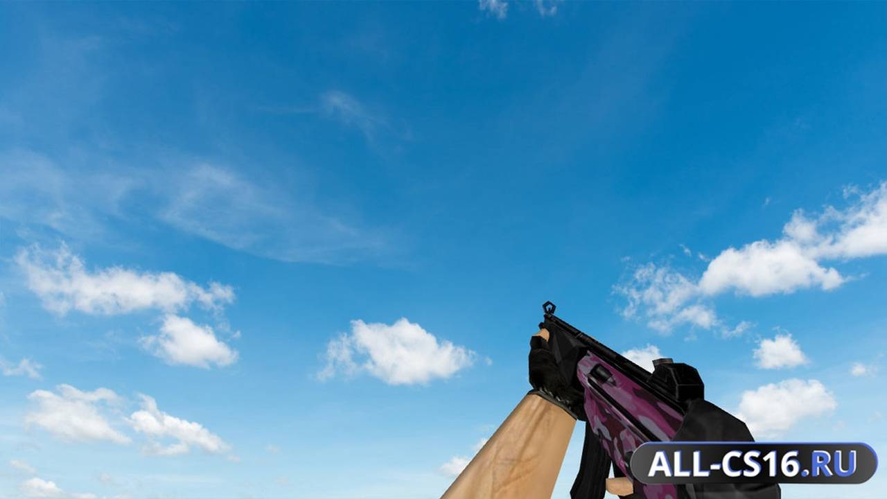 Модель оружия для CS 1.6 - MP5 MP5 Pink Camo