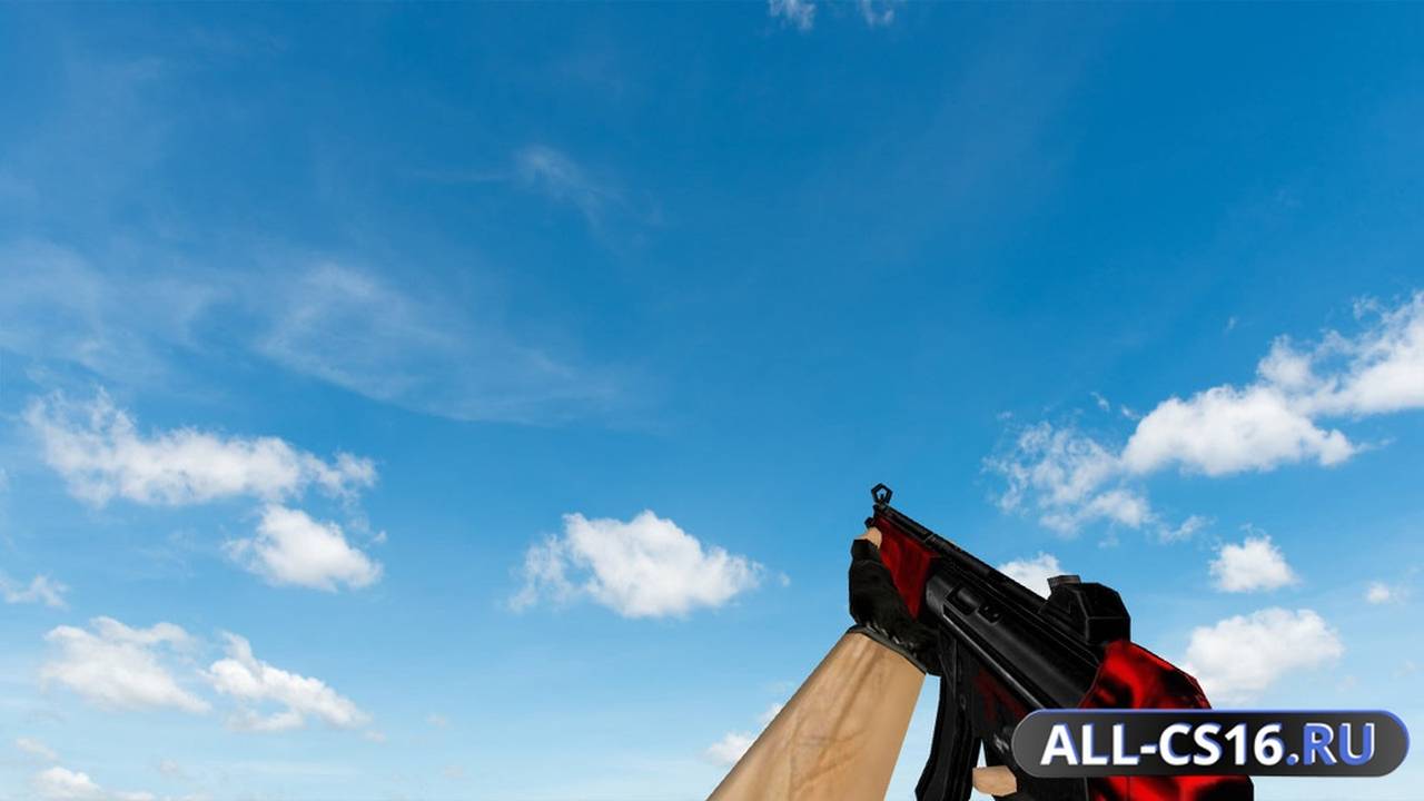 Модель оружия для CS 1.6 - MP5 MP5 Red Parts