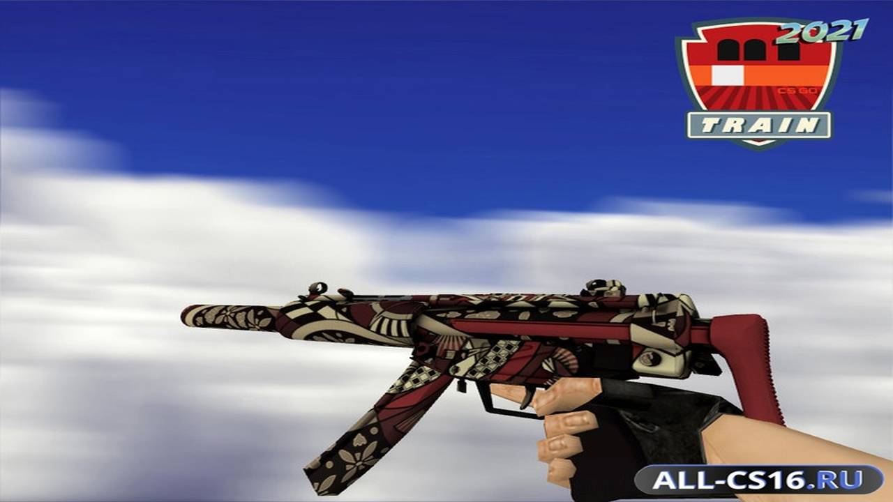 Модель оружия для CS 1.6 - MP5 MP5-SD | Осенний фасон (Autumn Twilly)
