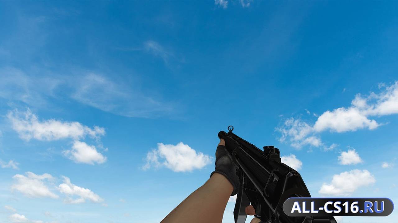 Модель оружия для CS 1.6 - MP5 MP5-SD Chrome